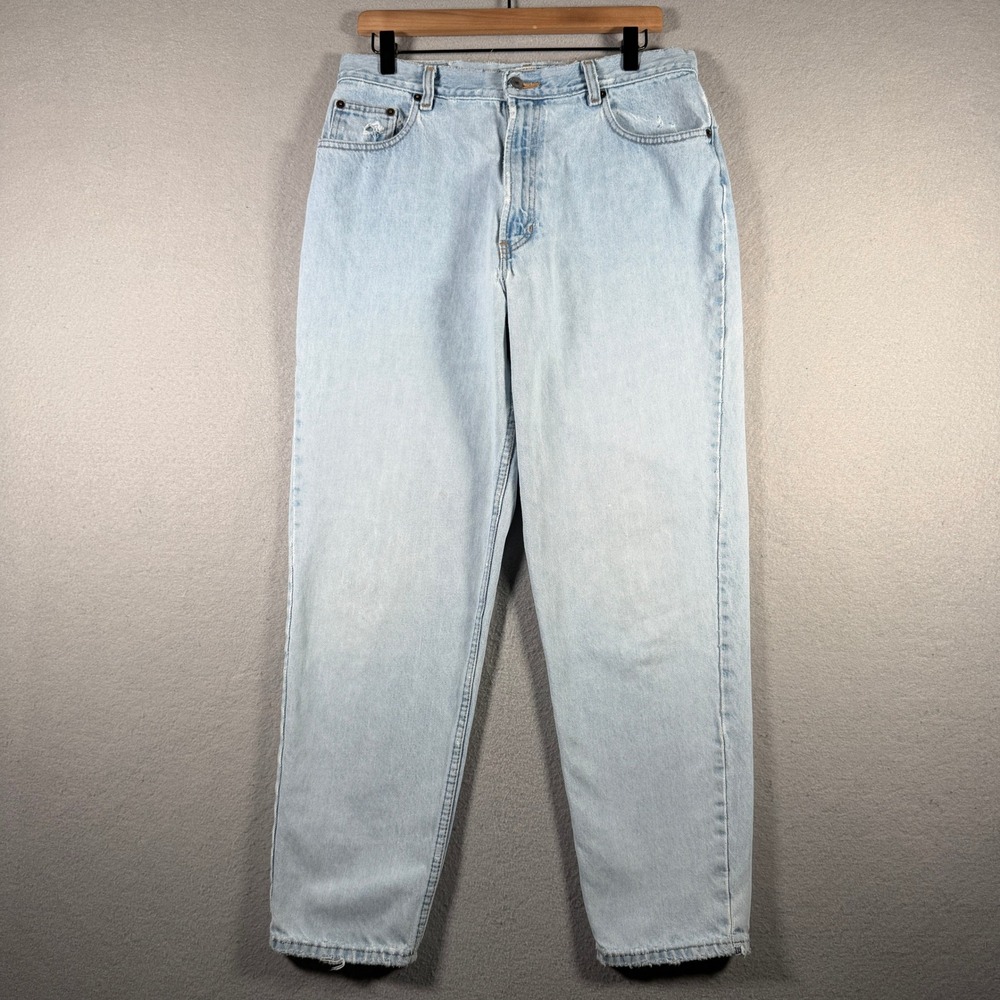 Vintage Gap Denim Classic Fit Light Wash Tapered High Rise Jeans Size 16 32x29